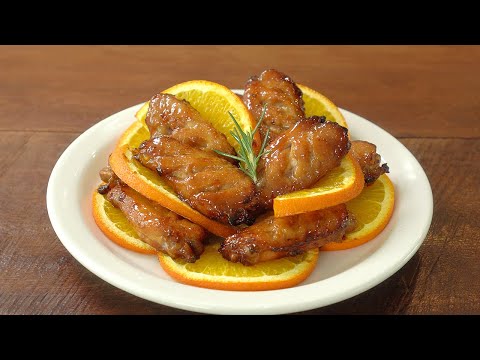 담백한 오렌지 치킨윙 만들기 :: 뼈가 쏙쏙 빠지는 닭날개 요리 :: Orange Chicken Wings :: Air Fryer Chicken Wings