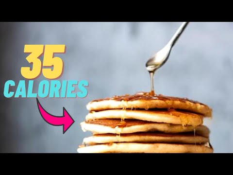 35 CALORIE FLUFFY PANCAKES- Low calorie pancake recipe